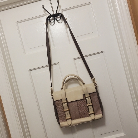 Botkier Eden Embossed Satchel/Shoulder Bag Leather Classic - Picture 11 of 14